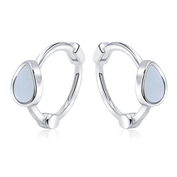 Silver Hoop Earring HO-2619